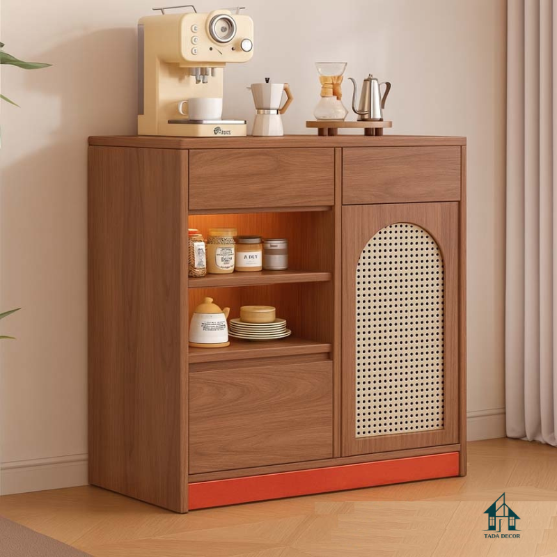 Tủ gỗ mây đa năng - 2