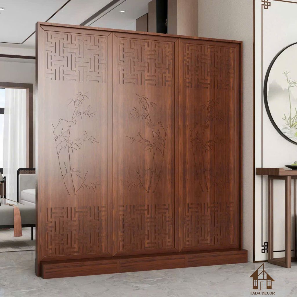 Vách bình phong CNC VBP993 – Thiết kế hiện đại, sang trọng và tinh tế cho không gian Việt