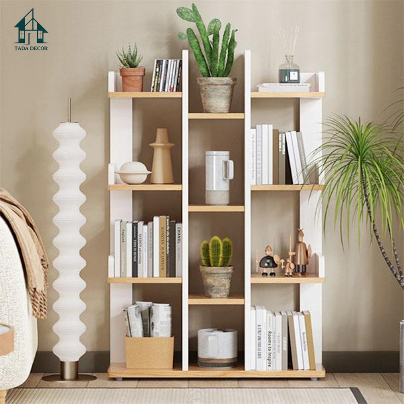 Kệ Sách Gỗ Đa Năng - Nâng Tầm Không Gian Sống Hiện Đại - Thương Hiệu TADA Việt Nam - TDKS115
