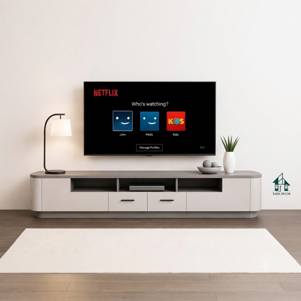 Kệ Tivi Để Sàn Đẹp Giúp Tối Ưu Không Gian Phòng Khách - Thương Hiệu TADA Việt Nam - TDTV115