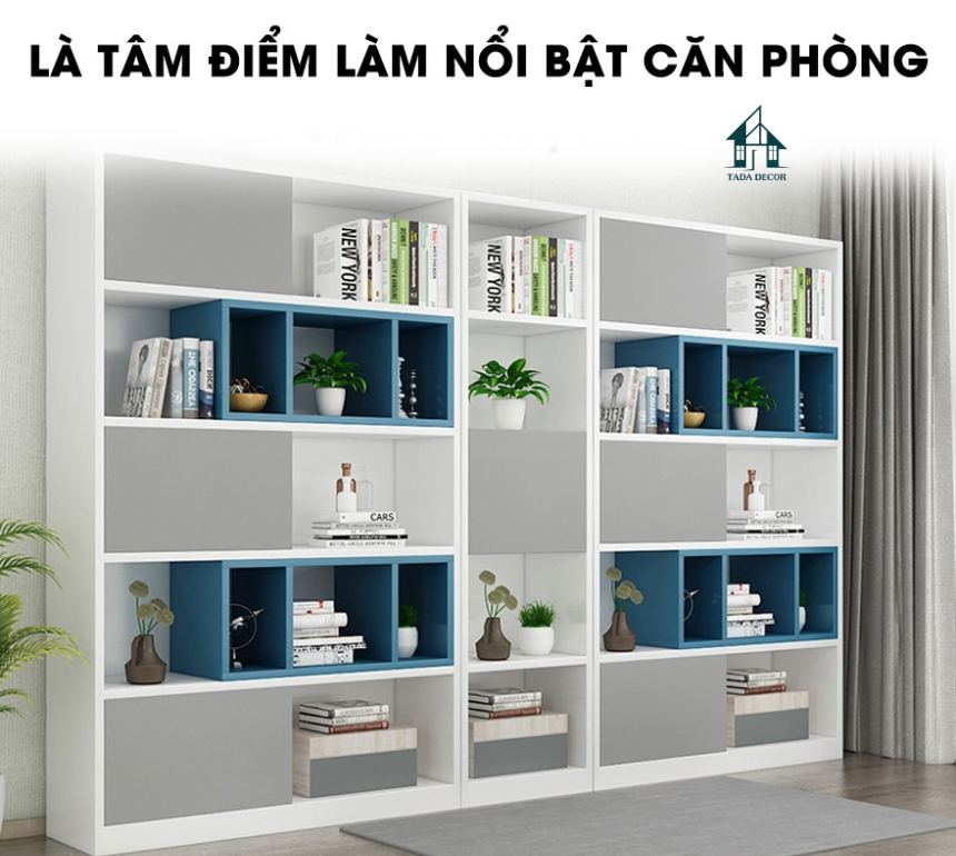 Phá Cách Không Gian Làm Việc Và Đời Sống Cùng Tủ Kệ Đa Tầng Cao Cấp TADA Việt Nam - TDKS477