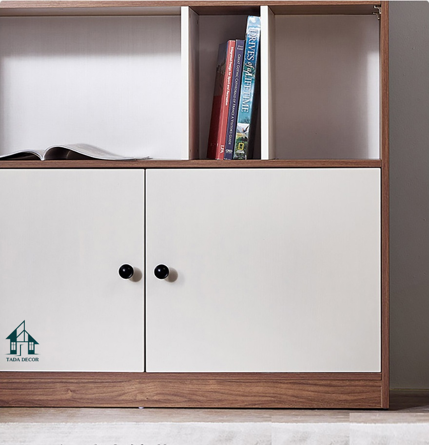Kệ sách gỗ đứng nhiều ngăn - 4