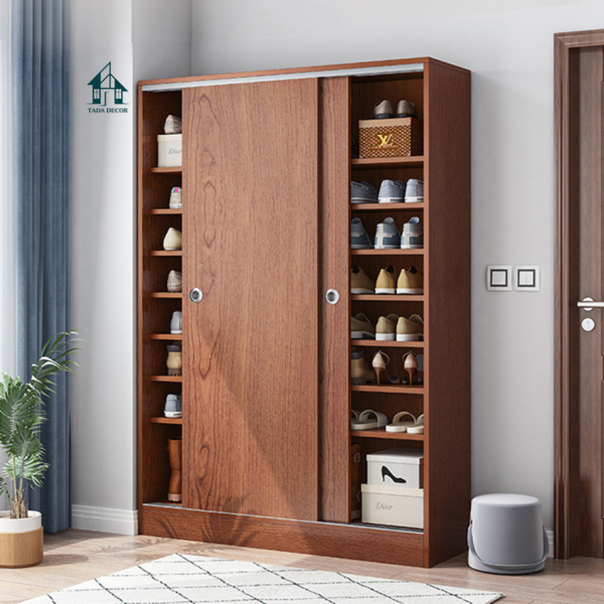 Tủ Đựng Giày Dép Cửa Lùa 2 Cánh – Giải Pháp Lưu Trữ Gọn Gàng Cho Không Gian Hiện Đại - Thương Hiệu TADA Việt Nam - TDTG122