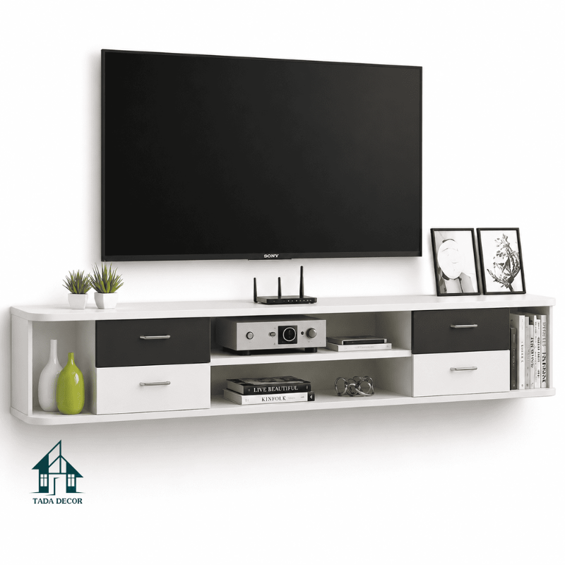 Mẫu Kệ Tivi Treo Tường Hiện Đại Giúp Tối Ưu Không Gian Sống - Thương Hiệu TADA Việt Nam - KTV207