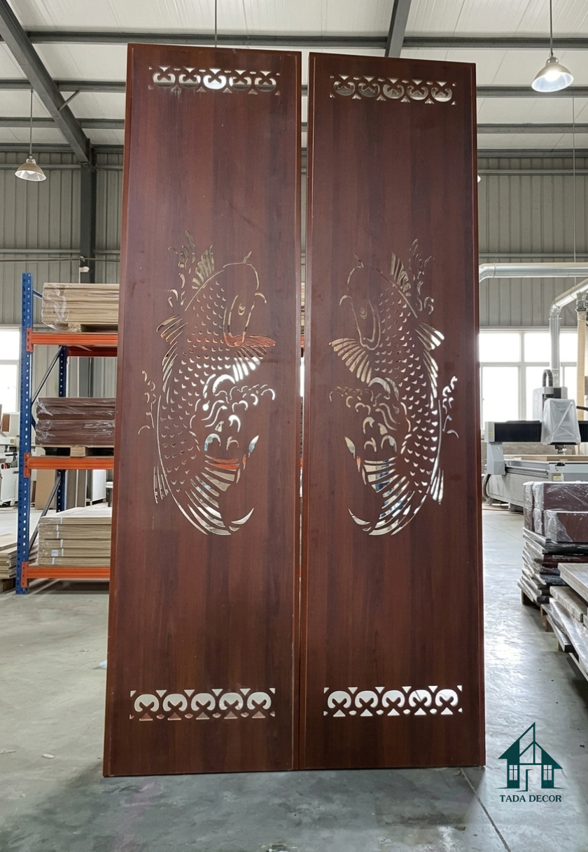 Feedback Vách Ngăn Khắc Họa Tiết Cá Chép - Đẳng Cấp Sang Trọng Và Ý Nghĩa Phong Thủy Sâu Sắc - TADA Việt Nam