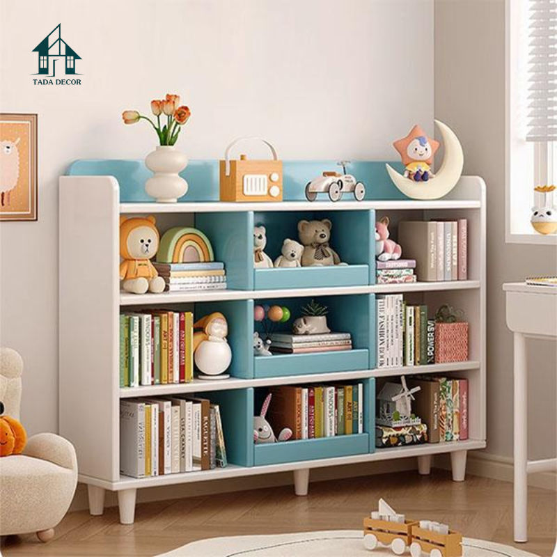 Kệ Sách Đa Năng Cho Bé - Giải Pháp Lưu Trữ Cho Góc Học Tập - Thương Hiệu TADA Việt Nam - TDKS105