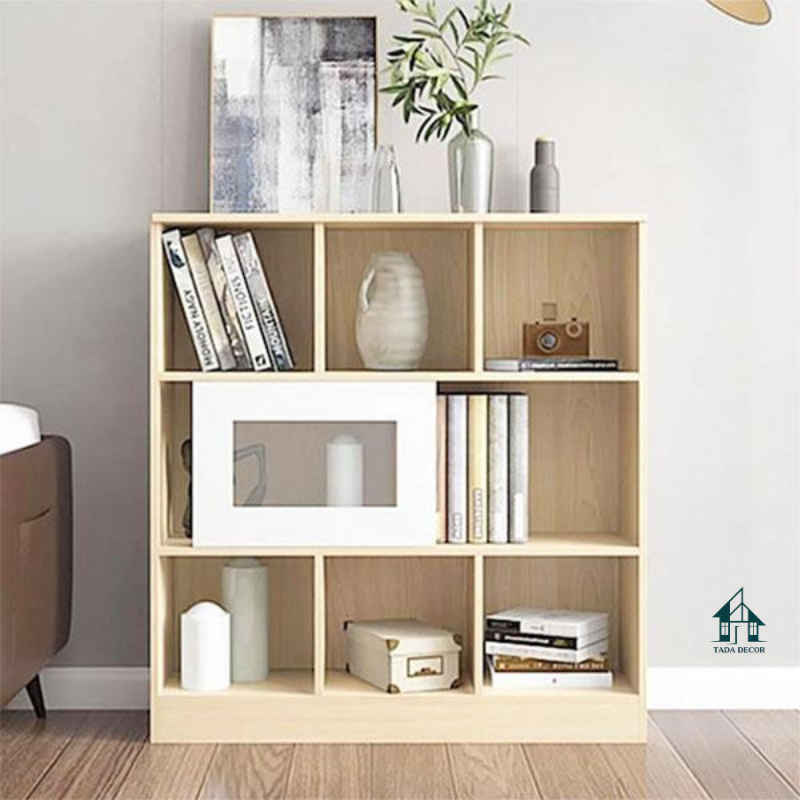Kệ Sách Gỗ Hiện Đại Đa Năng – Thiết Kế Nhiều Ngăn Giúp Tối Ưu Không Gian - Thương Hiệu TADA Việt Nam - TDKS116