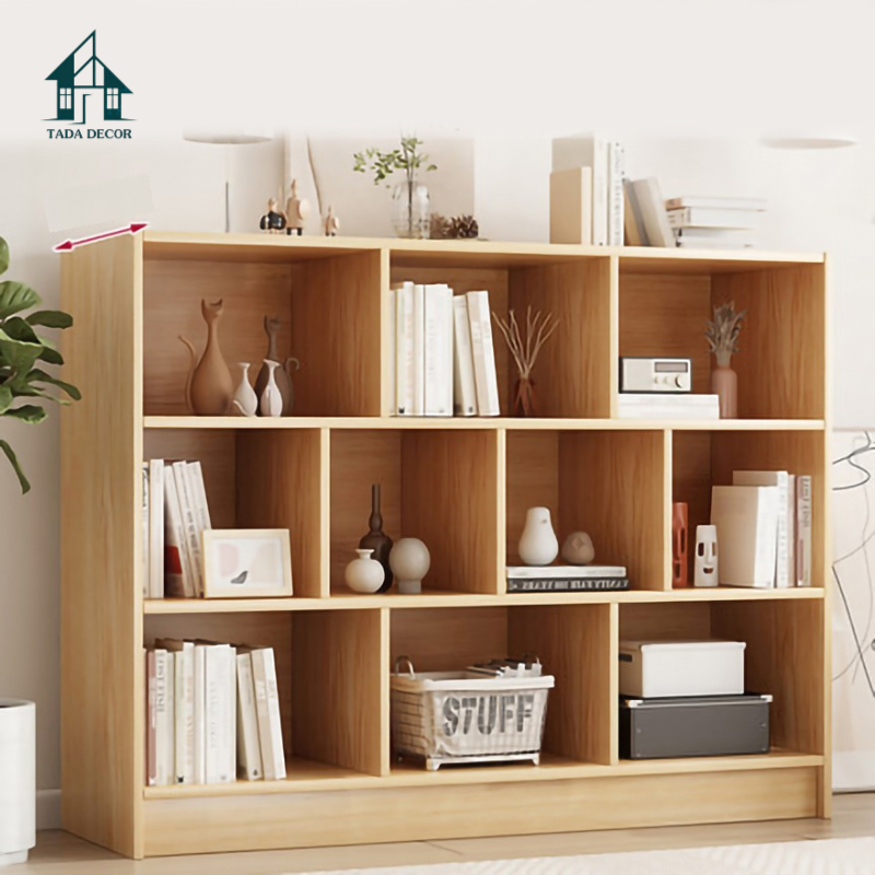 Kệ Sách Gỗ Hiện Đại Giúp Tối Ưu Không Gian Và Trưng Bày Đa Năng - Thương Hiệu TADA Việt Nam - TDKS107