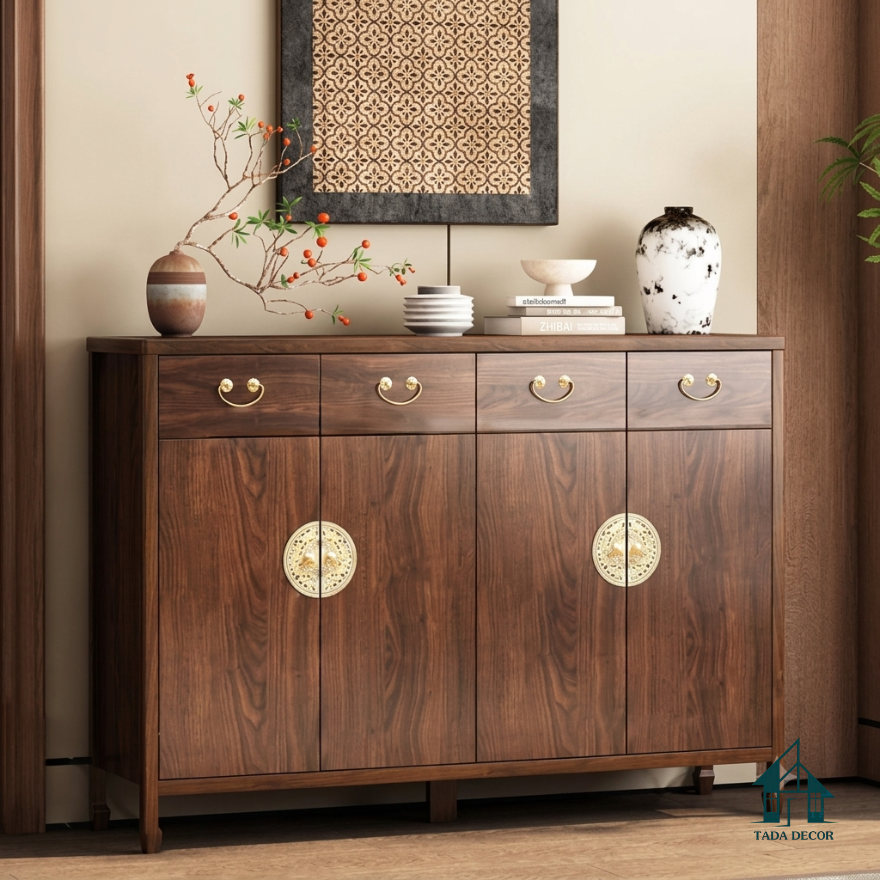 Tủ Giày Gỗ MDF Lõi Xanh TADA Việt Nam – Phong Cách Tân Cổ Điển Sang Trọng Cho Mọi Ngôi Nhà - TDTG171