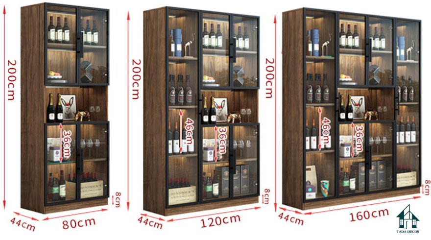 Mẫu tủ trưng bày rượu hiện đại - 13