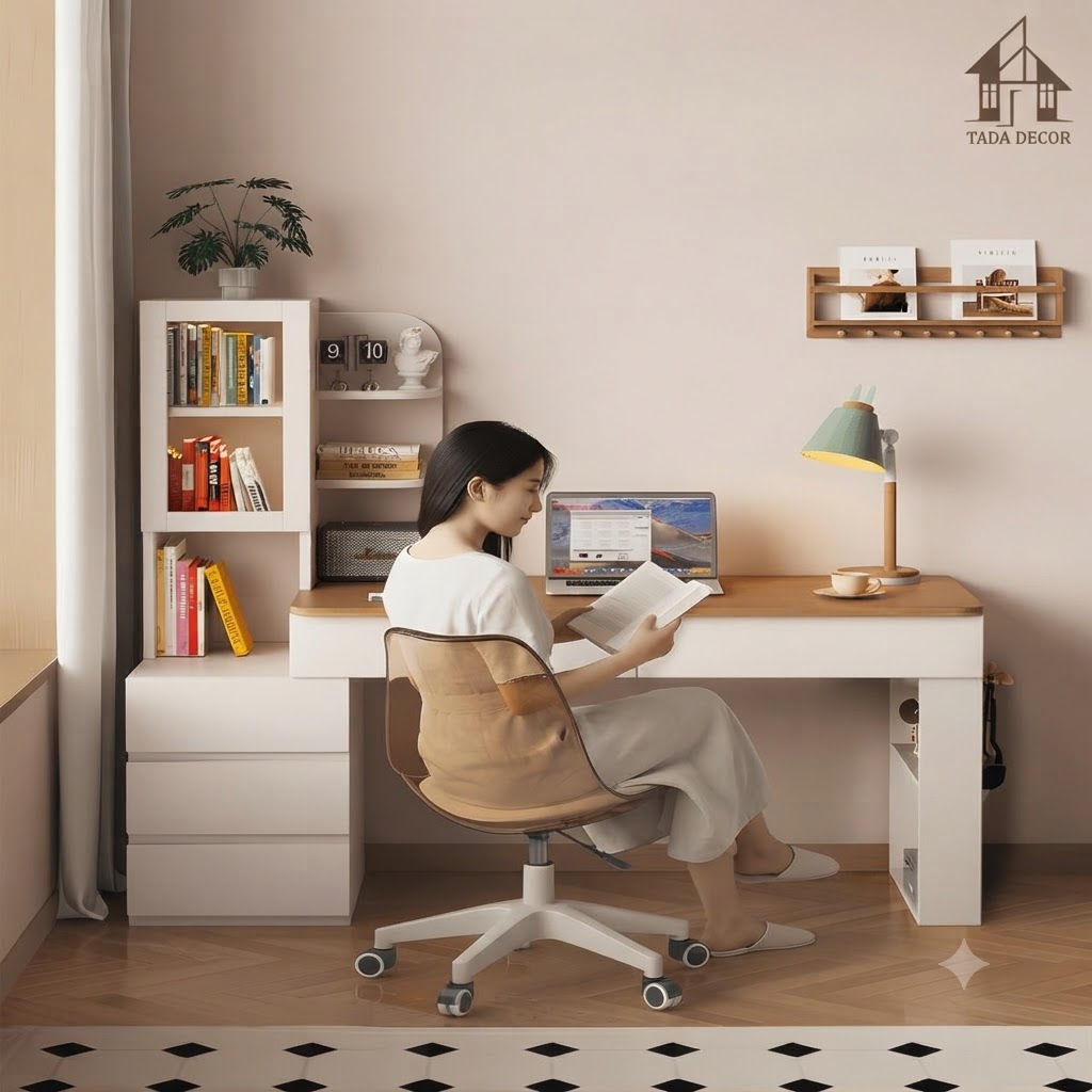 Bàn học thông minh đa năng nhỏ gọn TADA Decor | TDBH01