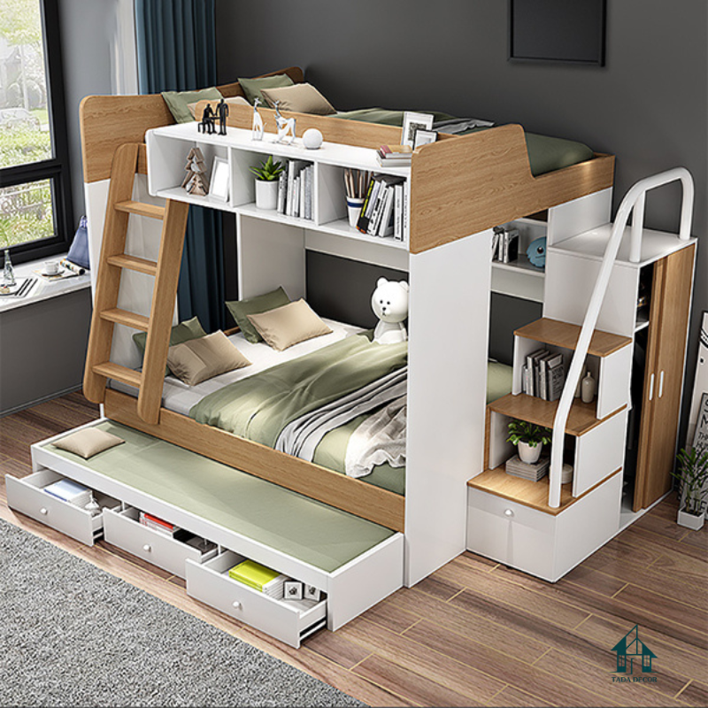Giường Tầng Thông Minh Đa Năng – Giải Pháp Tiết Kiệm Diện Tích Cho Phòng Ngủ Hiện Đại - Thương Hiệu TADA Việt Nam - TDGT121