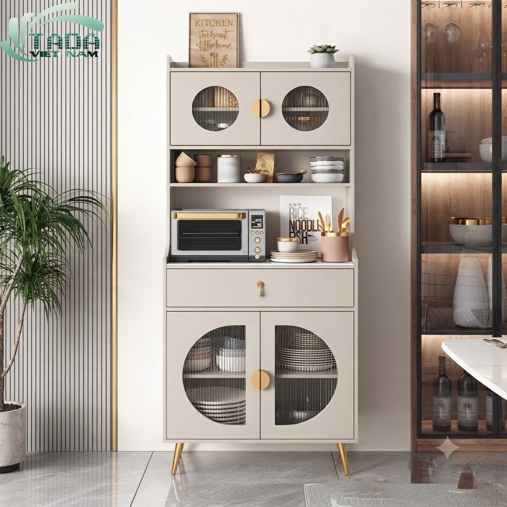 TỦ BẾP, KỆ LÒ VI SÓNG, TỦ ĐA NĂNG THƯƠNG HIỆU TADA - TDVS3