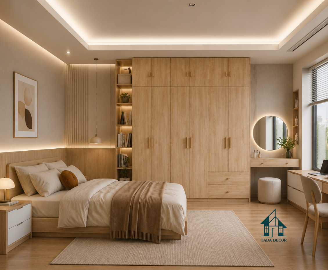 Mẫu tủ quần áo cánh mở hiện đại - 4