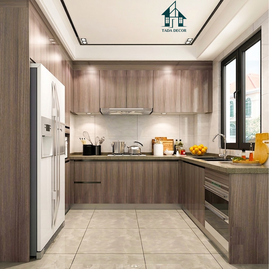 Nâng Tầm Không Gian Bếp Với Hệ Tủ Bếp Gỗ MDF Lõi Xanh Cao Cấp - Thương Hiệu TADA Việt Nam - TDTB707