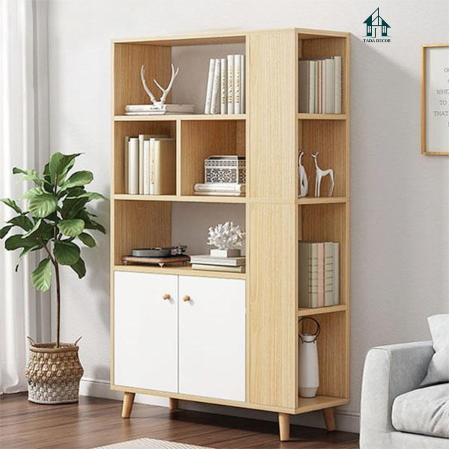 Kệ Sách Gỗ Đa Năng - Hiện Đại Cho Không Gian Sống Tiện Nghi - Thương Hiệu TADA Việt Nam - TDKS118