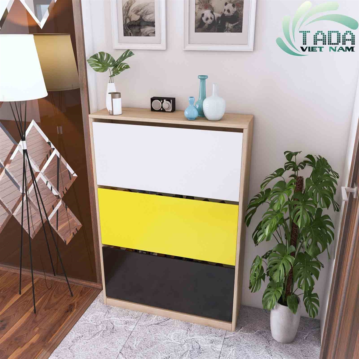 TỦ GIÀY THÔNG MINH 3 MÀU - TD1115