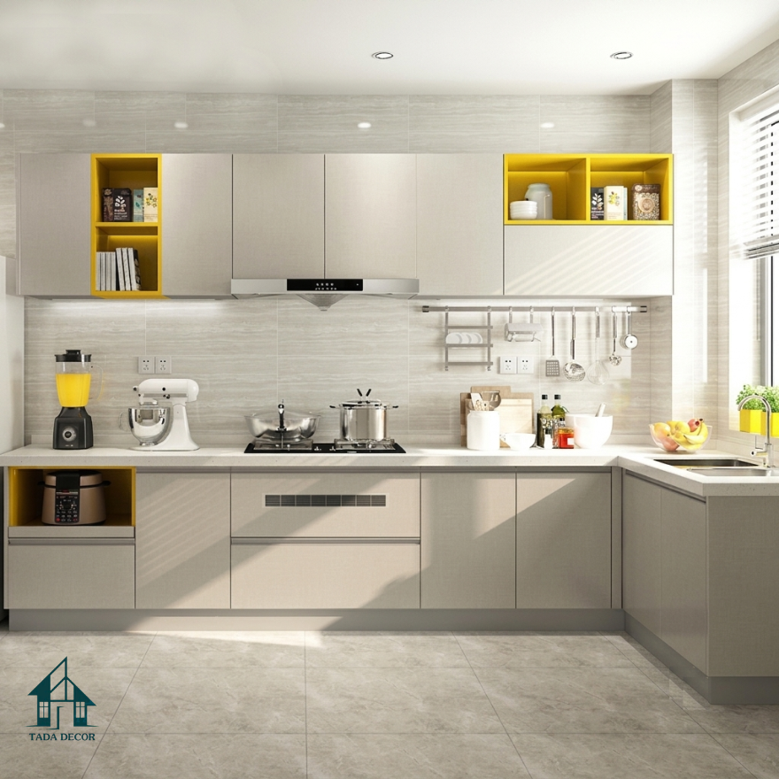 Khám Phá Bộ Sưu Tập Tủ Bếp Thế Hệ Mới Hiện Đại, Tiện Nghi & Tối Ưu Không Gian - Thương Hiệu TADA Việt Nam - TDTB710