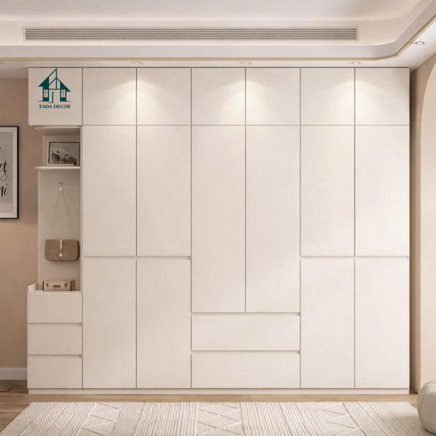 Tủ Đựng Quần Áo Gỗ Thiết Kế Hiện Đại – Tối Ưu Không Gian, Lưu Trữ Đa Năng - Thương Hiệu TADA Việt Nam - TQA711