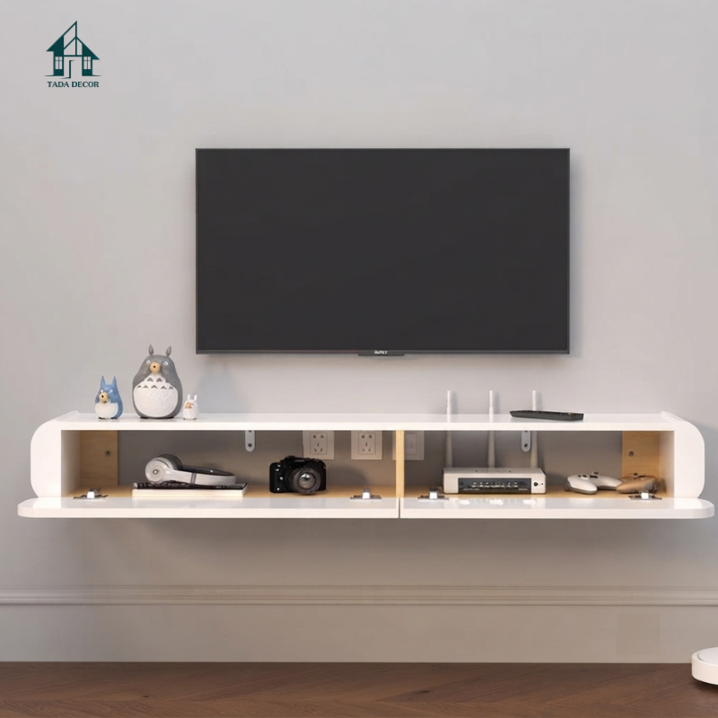 Kệ tivi treo tường hiện đại thiết kế tối giản - 4