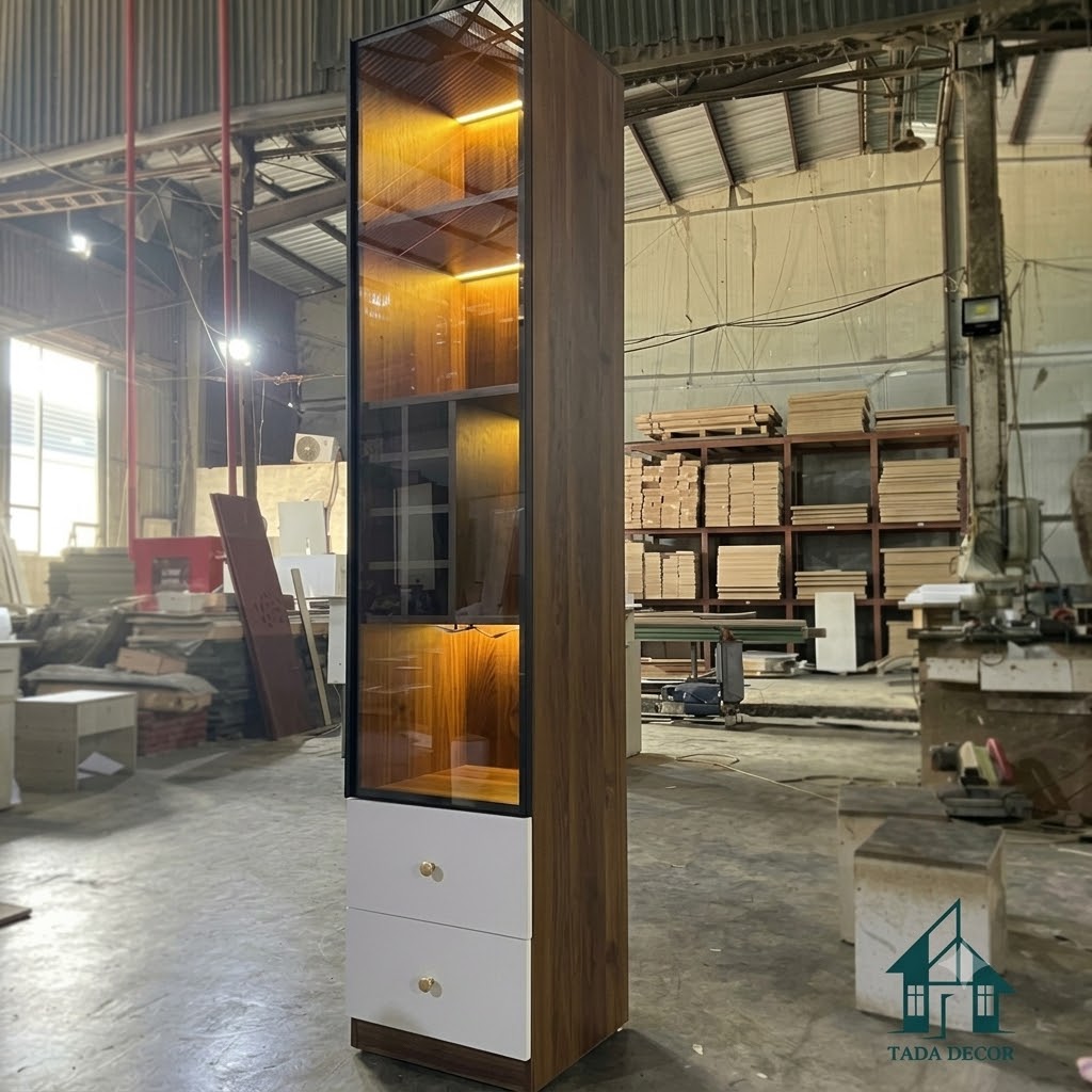 Feedback Thành Phẩm Tủ Rượu Cánh Kính TD1614 – Mẫu Tủ Rượu Đẹp, Hiện Đại Và Tối Ưu Không Gian - Thương Hiệu TADA Việt Nam