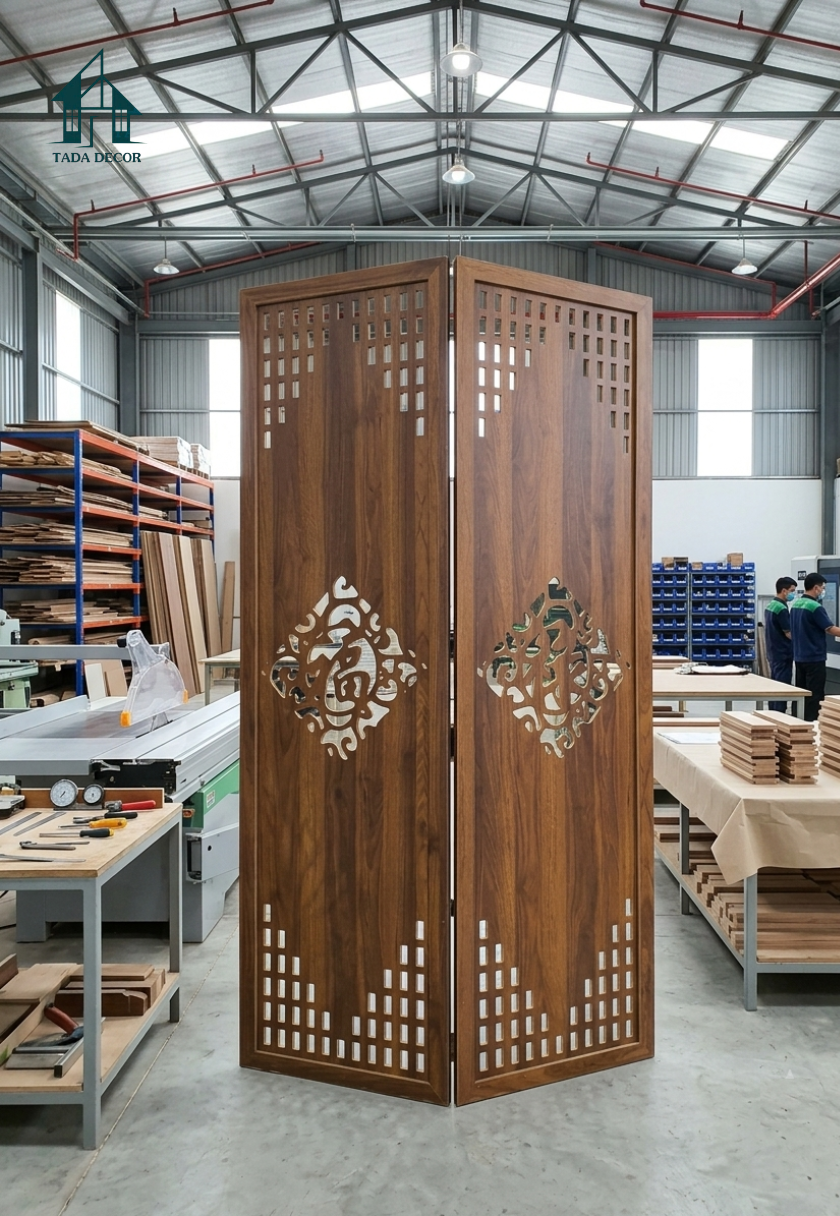 Feedback Vách Ngăn, Bình Phong Gỗ Cắt CNC - Nét Đẹp Phong Thủy Truyền Thống Trong Không Gian Hiện Đại