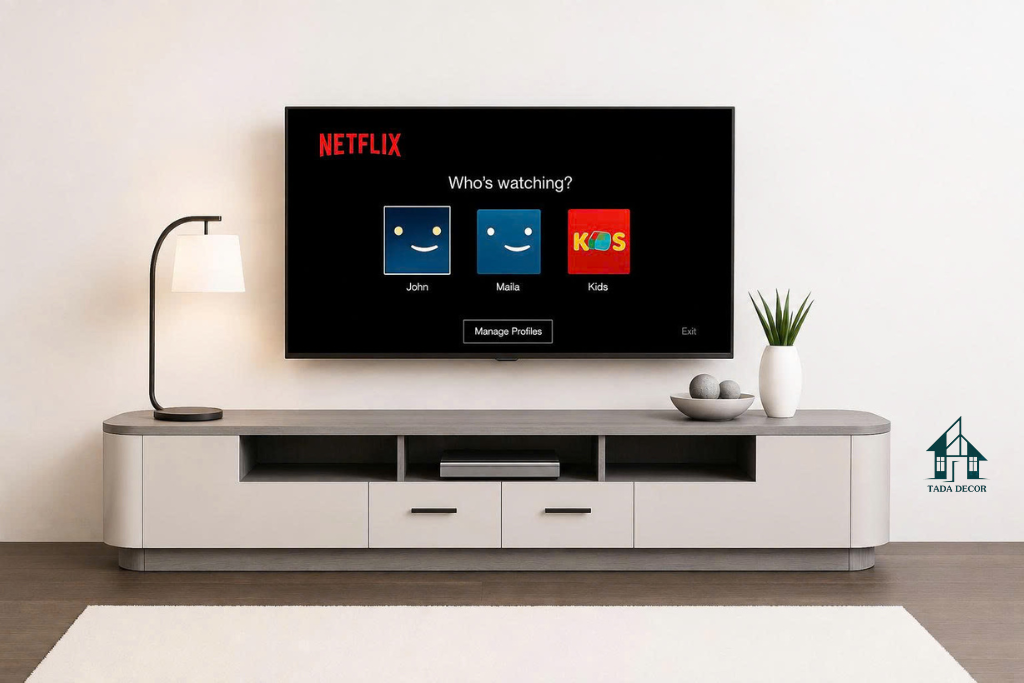 Kệ Tivi Để Sàn Đẹp Giúp Tối Ưu Không Gian Phòng Khách - Thương Hiệu TADA Việt Nam - TDTV115