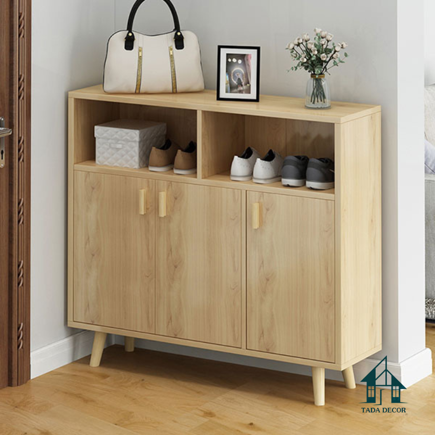 Tủ Đựng Giày Dép Gỗ Công Nghiệp MDF 3 Cánh Hiện Đại – Kiệt Tác Tối Ưu Không Gian Cho Gia Đình Việt - Thương Hiệu TADA Việt Nam - TDTG125