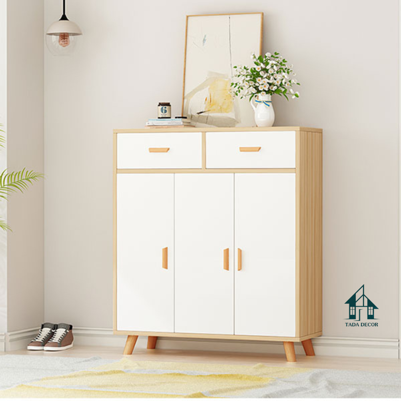 Tủ Để Giày Dép Gỗ Hiện Đại - Mẫu Tủ Giày Dép Đẹp Cho Gia Đình - Thương Hiệu TADA Việt Nam - TDTG116