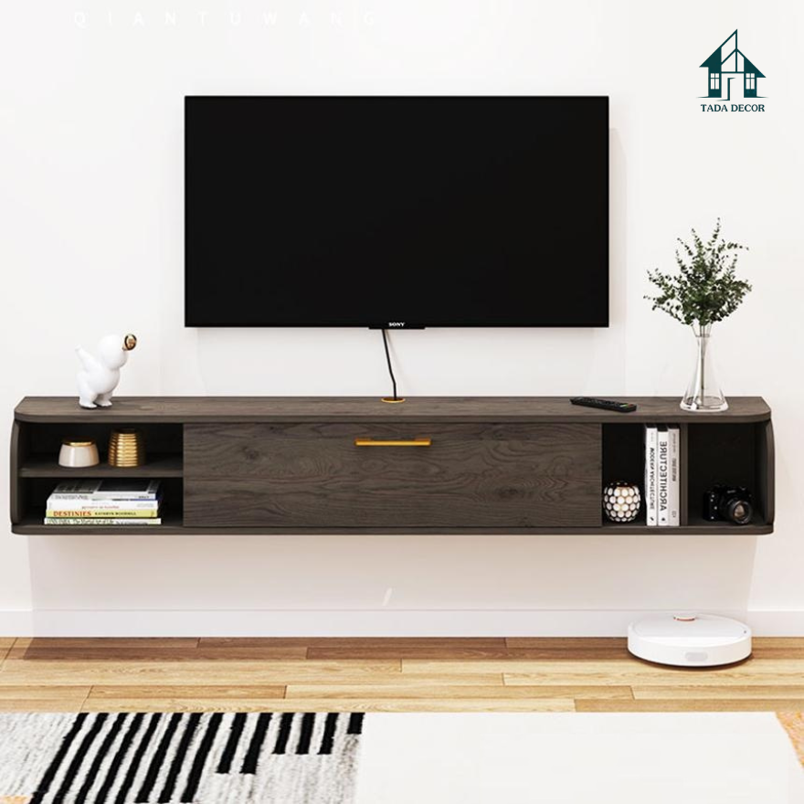 Mẫu Kệ Tivi Treo Tường Phòng Khách Tối Giản - Thương Hiệu TADA Việt Nam - TDTV112