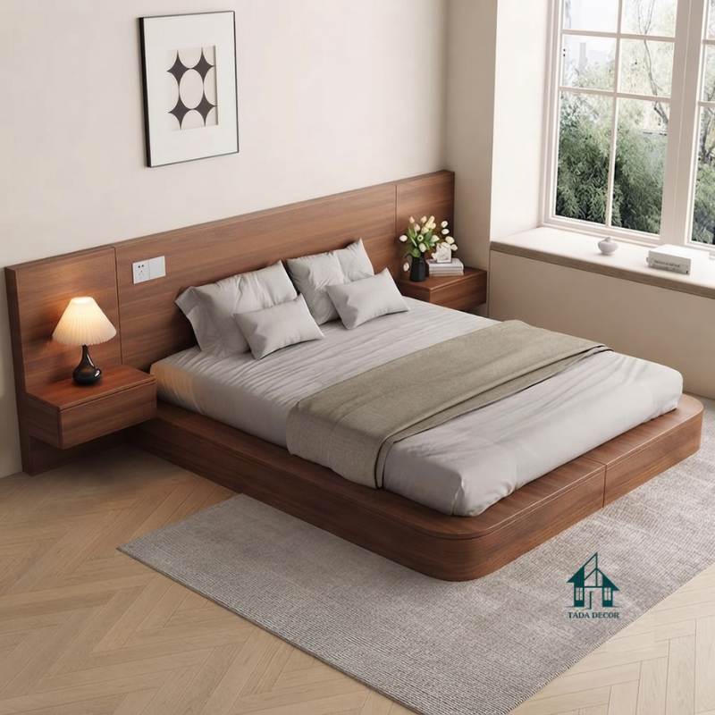 Giường Ngủ Kiểu Nhật Hiện Đại – Kiệt Tác Nội Thất Tối Giản, Đẳng Cấp Cho Phòng Ngủ - Thương Hiệu TADA Việt Nam - TDGN26