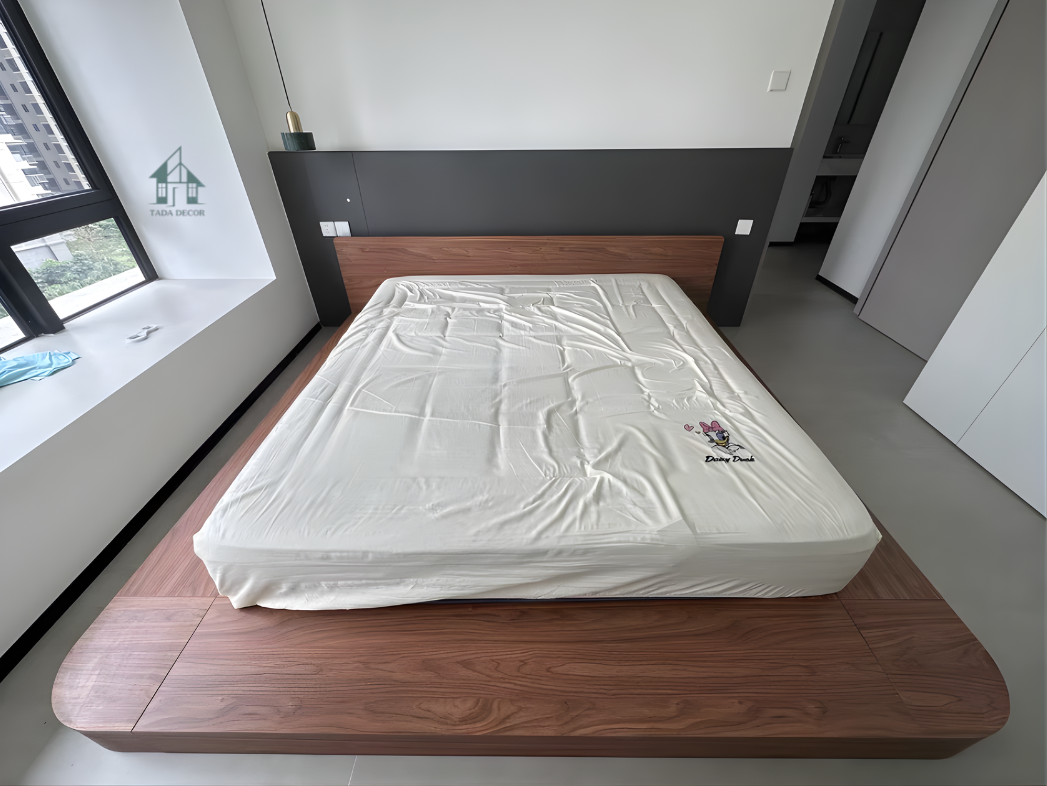 Feedback Giường Bệt Gỗ MDF Phủ Melamine – Giải Pháp Phòng Ngủ Hiện Đại Tối Giản