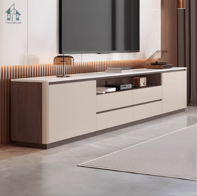 Kệ tivi để sàn gỗ MDF hiện đại TADA | KTV01