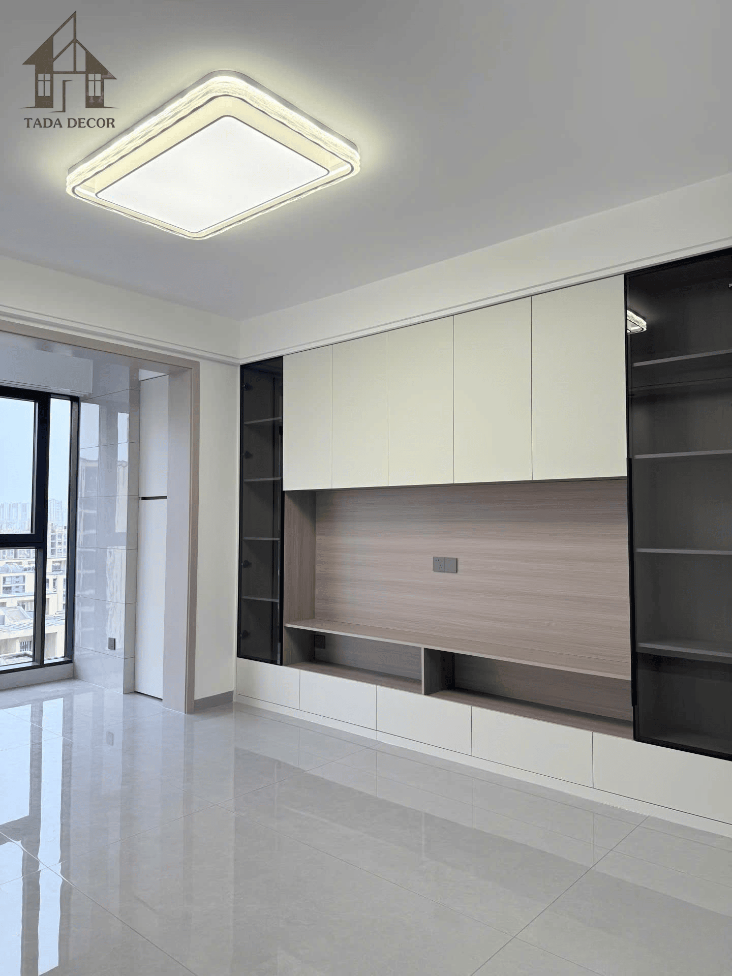 Thi Công Kệ Tivi & Tủ Máy Giặt Thực Tế Anh P Từ Liêm
