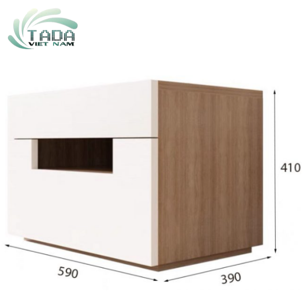 Tab đầu giường hình khối chắc chắn TD3039