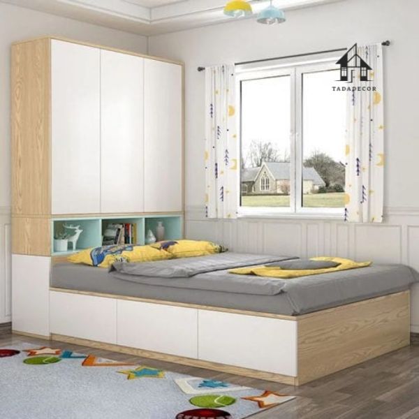 Giường ngủ tích hợp tủ để đồ – Gọn gàng cho căn hộ nhỏ thương hiệu TADA - TD230