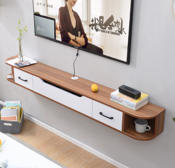 KỆ TIVI TREO TƯỜNG BO CẠNH MẪU MỚI- TD3212