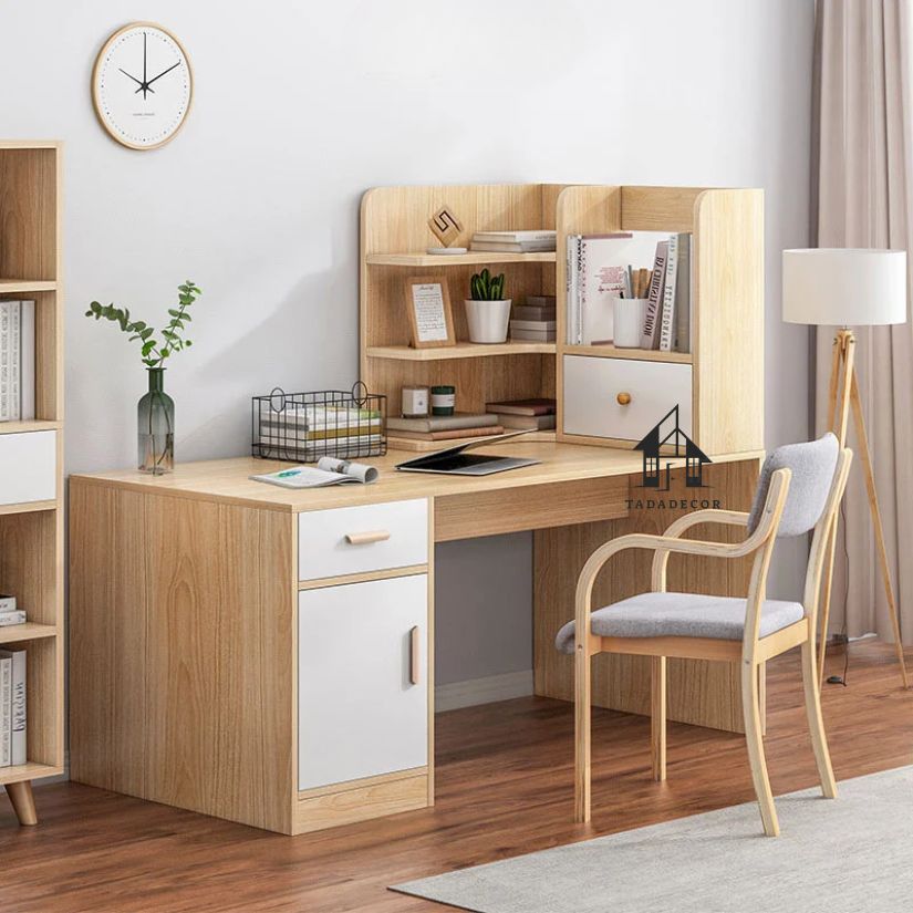 Bàn học MDF đơn giản – nhẹ, bền, giá siêu tốt cho học sinh thương hiệu TADA VIỆT NAM - TDBH49