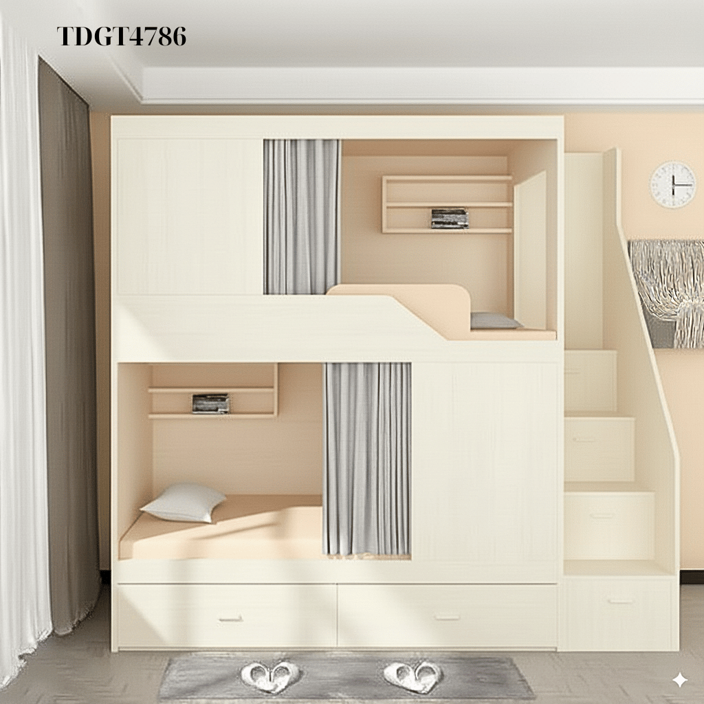 Giường tầng TDGT4786 – Lựa chọn thông minh cho không gian hiện đại