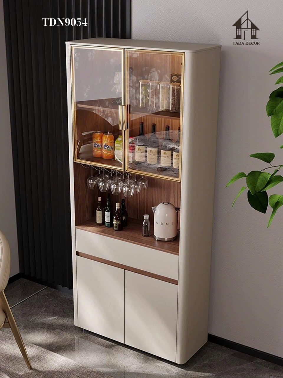 Mẫu tủ rượu đẹp phòng khách phong cách hiện đại sang trọng