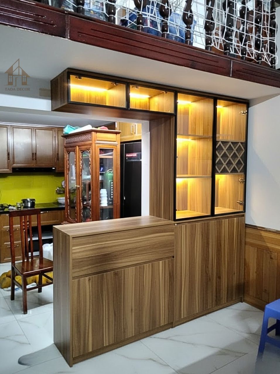 Mẫu Tủ Rượu Đẹp Hiện Đại | Thi Công Tủ Rượu Cánh Kính Thực Tế