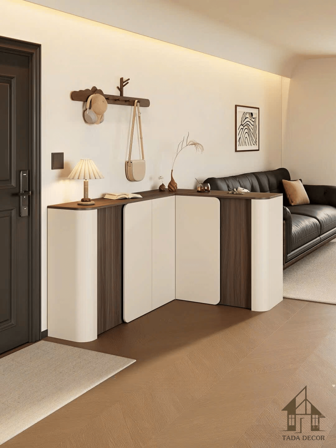 Tủ giày MDF lõi xanh đẹp, gọn gàng cho lối vào hiện đại | TDTG06