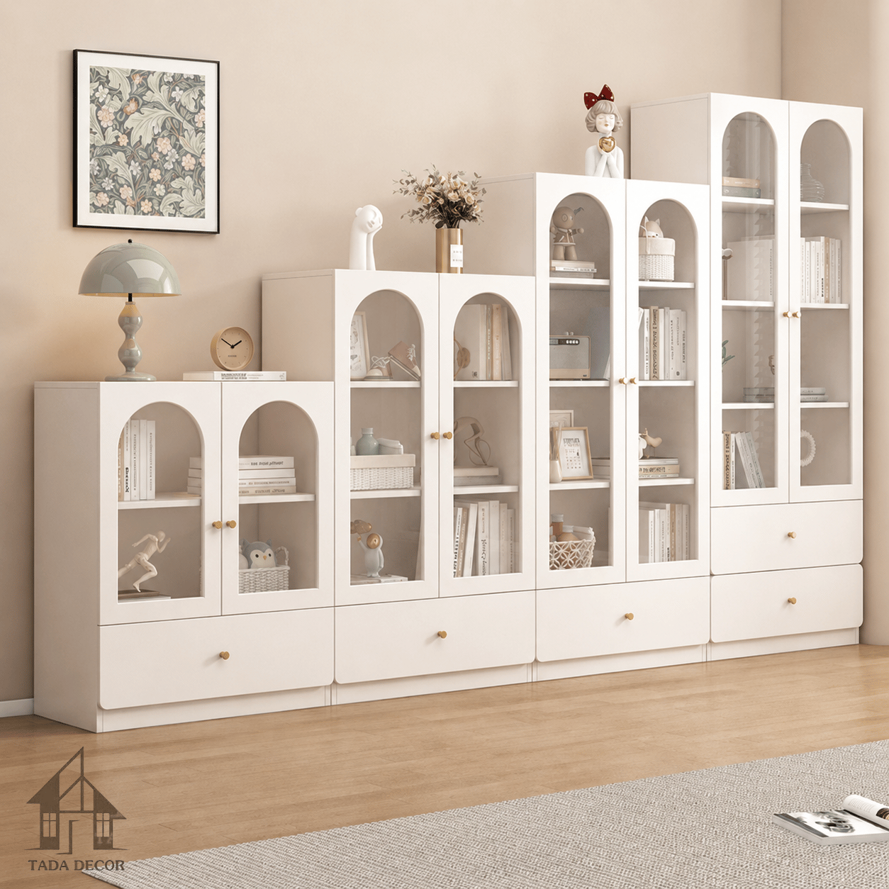 Tủ sách gỗ đẹp TADA DECOR | TDKS38