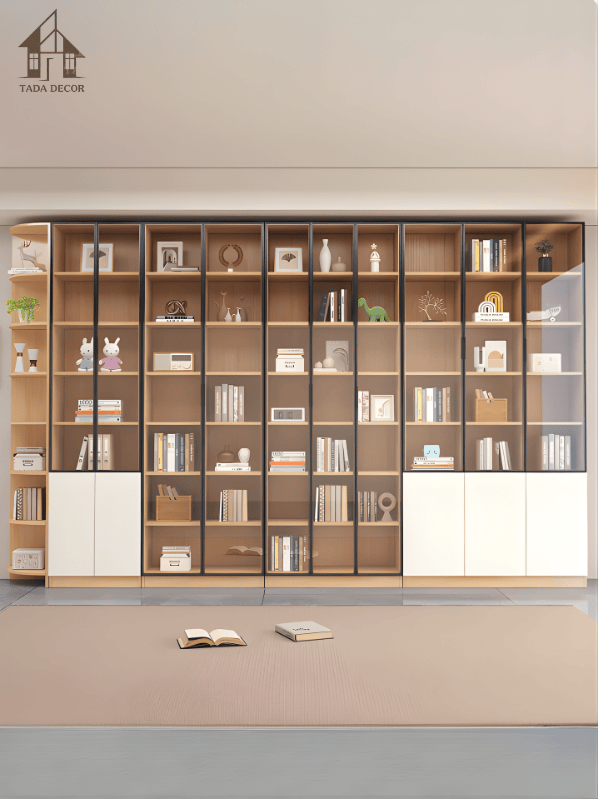 Tủ trưng bày cánh kính đẹp hiện đại TADA DECOR | TTB17