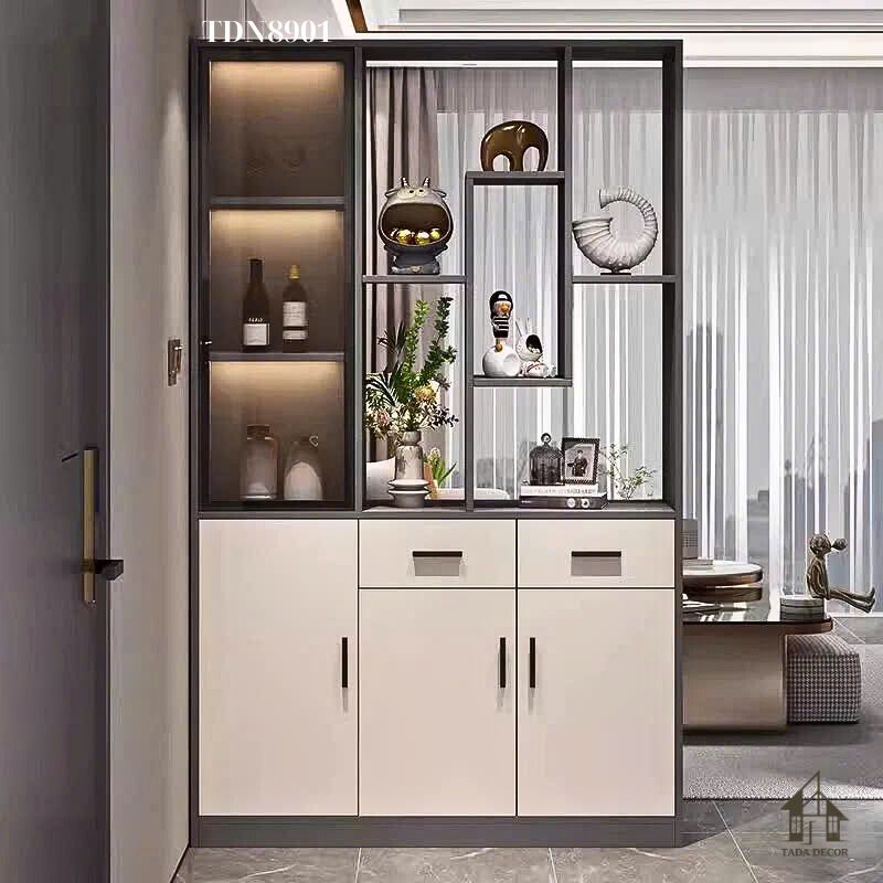 Biến góc phòng khách thêm đẳng cấp với tủ đa năng TDN8901