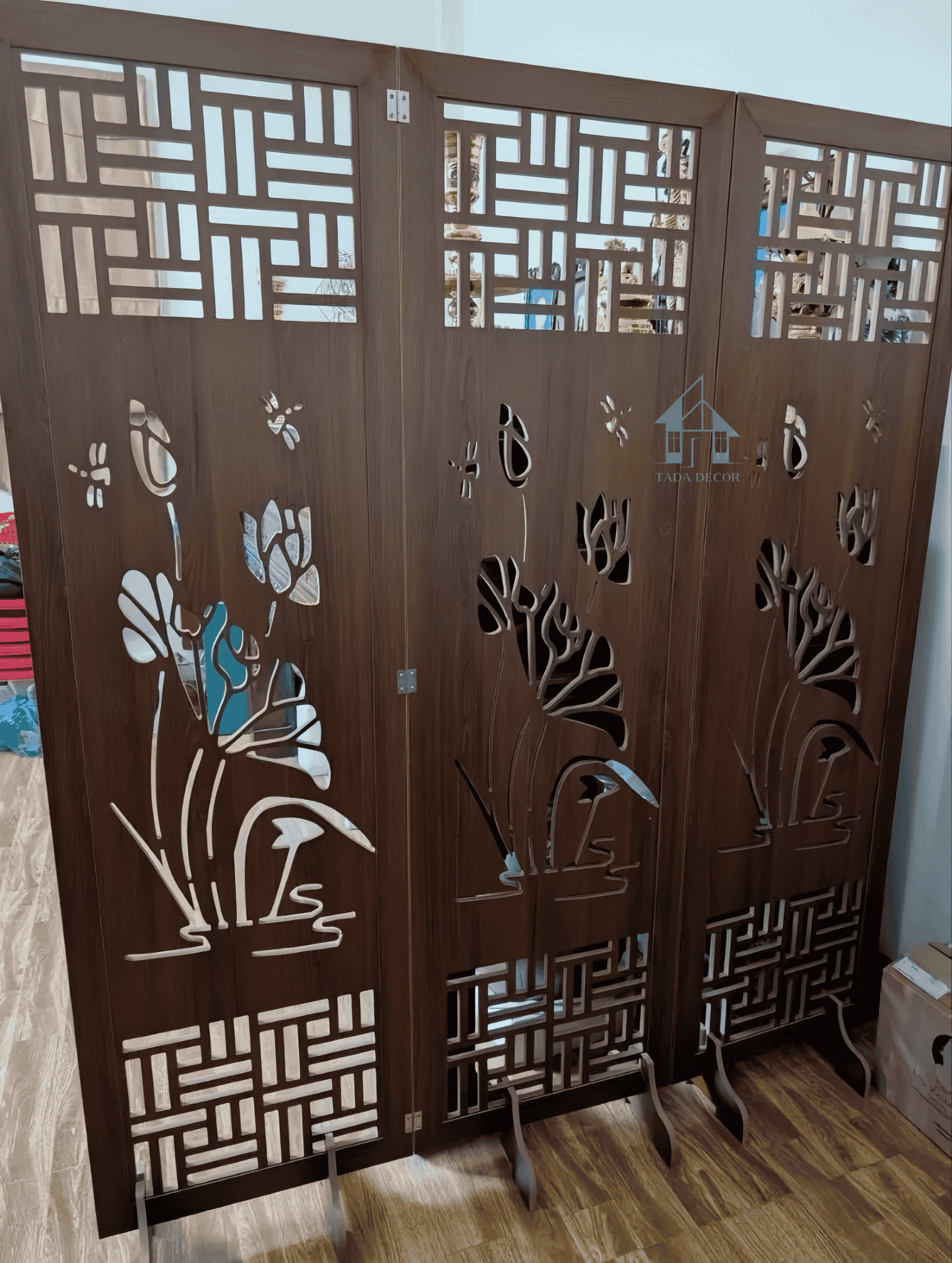 Feedback Mẫu Vách Bình Phong Ngăn Phòng Thờ – Sự Tĩnh Lặng Cho Tâm Hồn | TADA DECOR