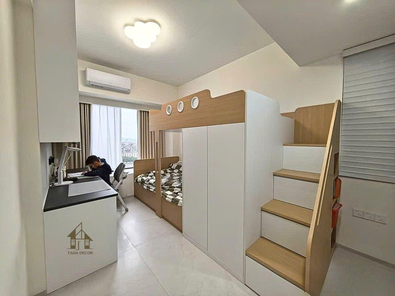 Feedback công trình thực tế – Phòng ngủ bé trai TADA Decor