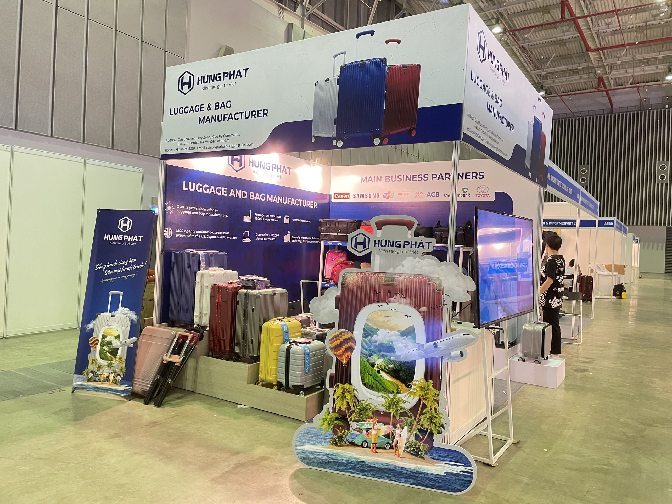 Hung Phat prepares to 'land' at the Global Sourcing Fair in Ho Chi Minh City Hung Phat prepares to 'land' at the Global Sourcing Fair in Ho Chi Minh City