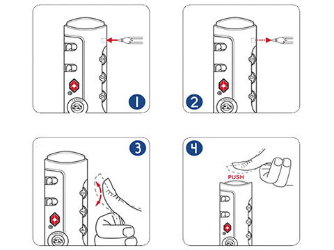 Luggage Lock Intruction Hung Phat Luggage Factory