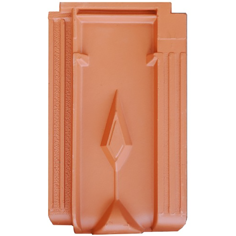 Sản phẩm ngói móc với màu đỏ truyền thống